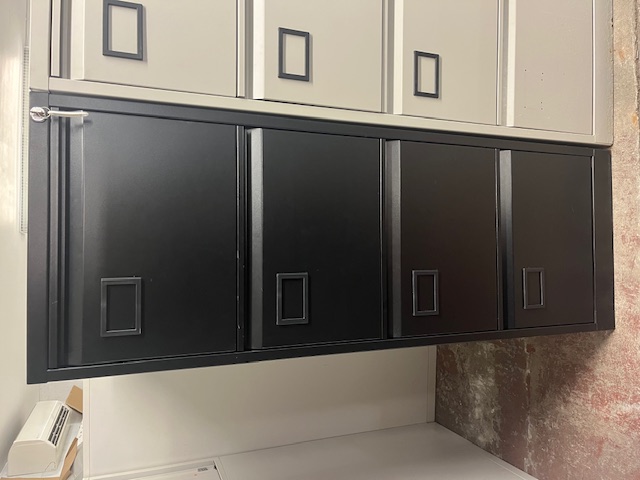 Black 4 Drawer Filing Cabinet