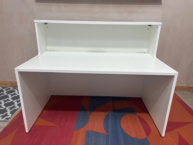 White Reception Desk